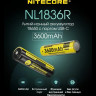Аккумулятор NITECORE NL1836R USB-C 18650 3.6v 3600mA (12.96Wh) 0589